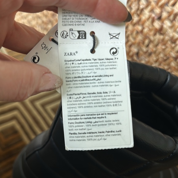 Zara black snow winter boots - Picture 9 of 9